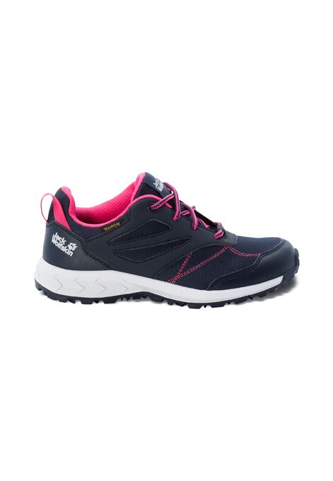 WOODLAND TEXAPORE LOW 33 waterproof shoes - – K Kids\' night pink JACK hiking / blue - WOLFSKIN
