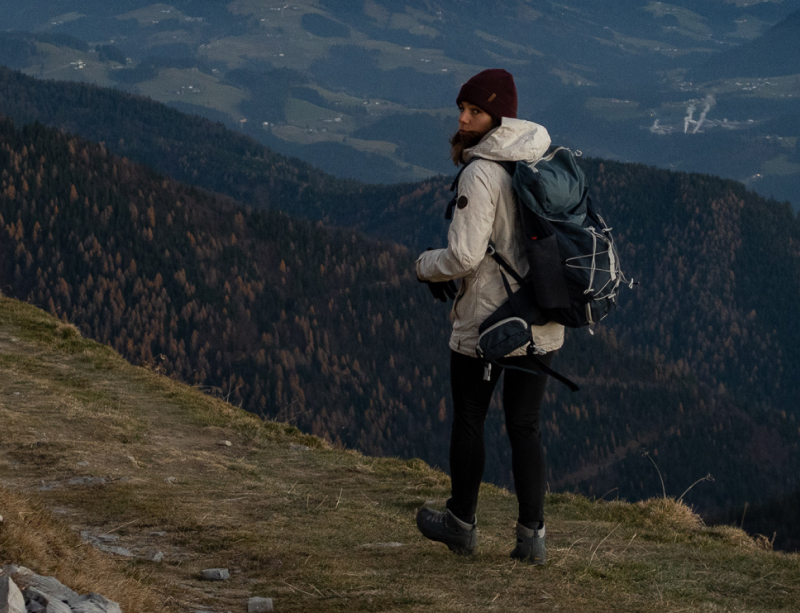 Theresa hiking